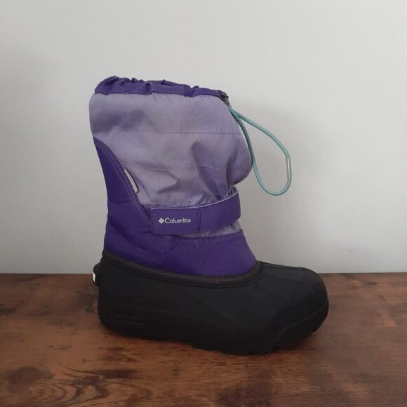 Columbia Kids Purple and Black Winter Boots - Picture 2 of 13